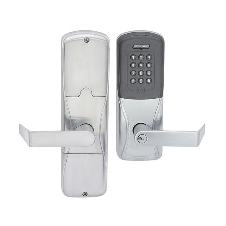 SCHLAGE ELECTRONICS Cylindrical Locks with Keypad Trim, AD200CY70KPRHO626JR AD200CY70KPRHO626JR